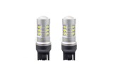 Set 2 becuri auto cu LED AMIO 12-24V, T20 W21W, 24 SMD 3030 AutoDrive ProParts