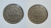 ROMANIA - SET 10 bani 1954 + 10 bani 1955 , RPR , L13.58