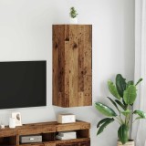 vidaXL Dulap TV de perete Lemn Vechi 40,5 x 30 x 102 cm Lemn compozit 882939
