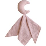 Mushie Lovey Crib Toy Moon jucărie de adormit Blush 1 buc