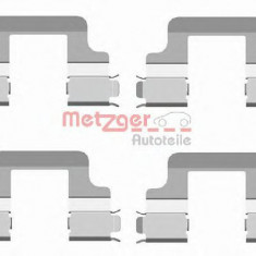 Set accesorii, placute frana AUDI A8 (4H) (2009 - 2016) METZGER 109-1679