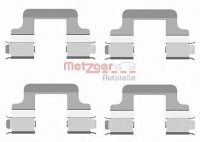 Set accesorii, placute frana AUDI A3 (8P1) (2003 - 2012) METZGER 109-1679 foto