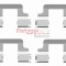 Set accesorii, placute frana VW PASSAT (362) (2010 - 2014) METZGER 109-1679