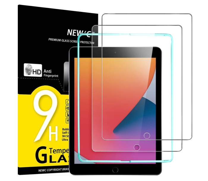 Folie protectie ecran din sticla securizata NEW C pentru iPad 10,2 model 2021-2019, gen 9 8 7 - RESIGILAT