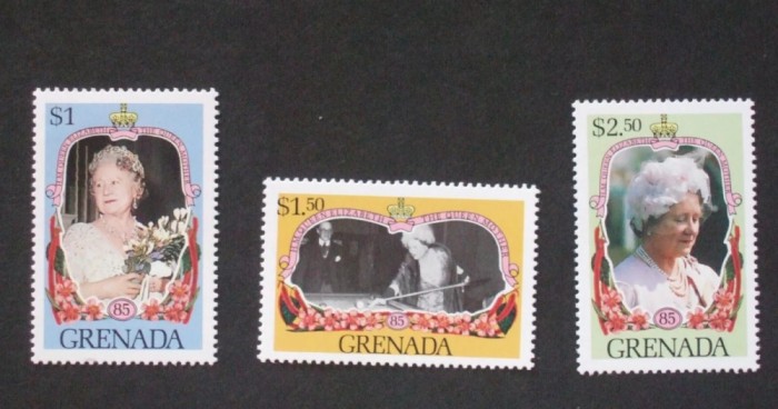 Grenada 1985 - Queen Mother, serie neuzata
