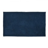 Covoraș Baie, Model Reliefat, Microfibre, Albastru, 75x45cm, Oem