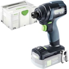 Festool TID 18-Basic - Masina de insurubat cu impact fara acumulatori si incarcator Li-Ion 18 V - Ah 180 Nm M8 valiza speciala