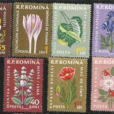 ROMANIA 1959 - PLANTE MEDICINALE, MNH - LP 485