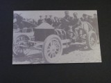 Automobil de Cursă Belle &Eacute;poque cu Echipaj - Carte Poștală Franța ,Necirculată, Necirculata, Printata