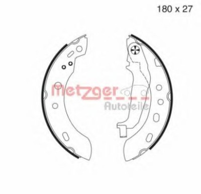 Set saboti frana NISSAN MICRA II (K11) (1992 - 2003) METZGER MG 977 foto