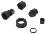 Conector Circular Mamă 2 PIN Aurit 20A