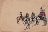 CARTE POSTALA 1, Circulata, Printata