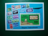REPUBLICA CENTRAFRICANA 1977 BLOC ZEPELINE