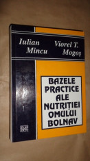 BAZELE PRACTICE ALE NUTRITIEI OMULUI BOLNAV IULIAN MINCU 733 PAGINI/CARTONATA foto