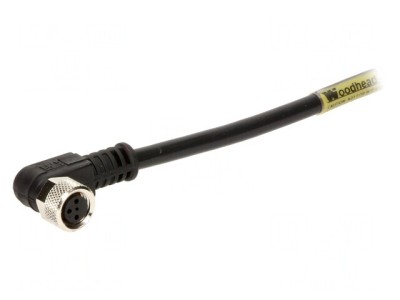 Conector M8 3 Pin 90&amp;deg; cu Cablu IP67 foto