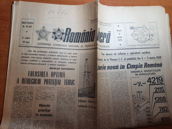romania libera 2 martie 1979-teatru in jud. tulcea si art, valea jiului