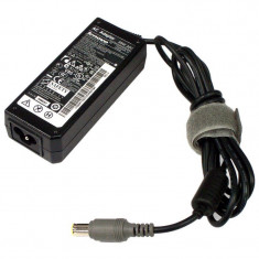 Alimentator laptop nou original IBM LENOVO 20V 3.25A 65W FRU 42T5283 92P1154 mufa pin 7.9mm x 5.5mm foto