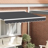 VidaXL Valanța de Markiză pentru Cadru de 2.5 m Antracit 2.3x0.2 m