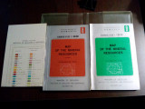 MAP OF THE MINERAL RESOURCES - 2 Vol.+ harta color 1:1000000 - 1983, Alta editura