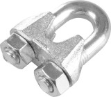 Clema zincata pentru cablu de otel 10 mm cu doua piulite, Strend Pro