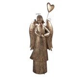 Cumpara ieftin Figurina Inger metal auriu 48x18x136 cm