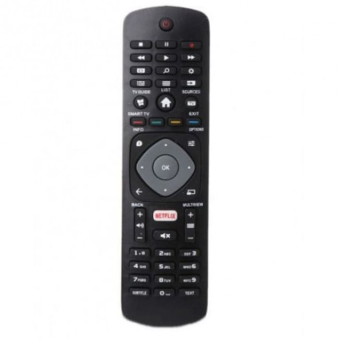 Telecomanda pentru TV, Compatibil PHILIPS, LCD, 398GR08BE, Negru