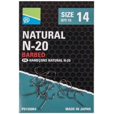 CARLIGE CU MICRO BARBETA PRESTON NATURAL N-20, 15BUC/PLIC NR.10 foto