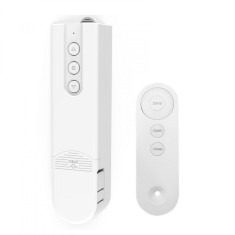 Motor Smart TrendiShop&reg; Pentru Jaluzele, Rolete, Wifi, Programabil, Cu Acumulator, Zigbee, Tuya, Smart Home, 4 Adaptoare, Usor de Instalat, Alb