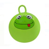 Minge cu maner pentru sarit, emoticon broscuta, greutate maxima 50 kg