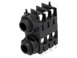 Soclu Jack 6.3mm Stereo cu Piuliță Hexagonală