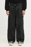 Vans pantaloni de bumbac Premium Classics LX Baggy Cargo Pant culoarea verde, drept, VN000HMYD6P1