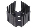 Radiator negru extrudat TO3 45,2x45,2x31mm