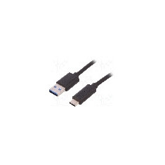 Cablu USB A mufa, USB C mufa, USB 3.0, lungime 1.5m, {{Culoare izola&#355;ie}}, QOLTEC - 50492