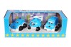 Set de 3 mini vehicule vesele, TechnoK, albastru