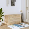 Gossi pantofar de perete, stejar sonoma, 70x35x38 cm, lemn prelucrat