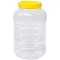 Recipient Plastic, 5L, Capac Galben, Diametru 11cm, &Icirc;nălțime 27cm