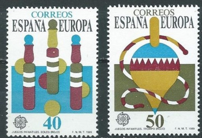 C45 - Spania 1989 - Europa 2v.neuzat,perfecta stare foto