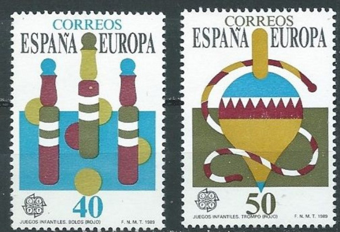 C45 - Spania 1989 - Europa 2v.neuzat,perfecta stare