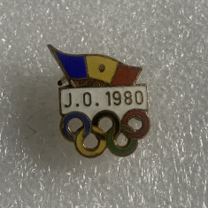Insigna delegației oficiale a României la Jocurile Olimpice din 1980