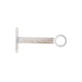 Set Consolă Galerie Simplă Inchisa Ext Fi20/9 Cm &ndash; Alb/Auriu Compoziție Fier Forjat