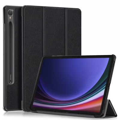 Husa pentru Samsung Galaxy Tab S9 FE / Tab S9 / Tab S10 FE, Techsuit, FoldPro, Neagra foto