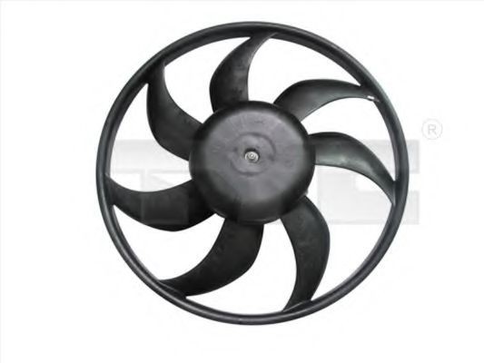Ventilator, radiator FIAT GRANDE PUNTO (199) (2005 - 2016) TYC 809-0021