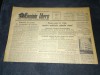 ZIARUL ROMANIA LIBERA 23 MARTIE 1955 PENTRU PACE IMPOTRIVA RAZBOIULUI ATOMIC