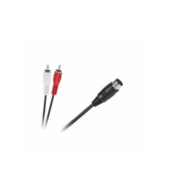 Cablu 5 Din la 2x RCA 1.2m Cabletech foto