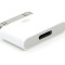 Adaptor incarcator Active, 8Pini Lightning mama la 30 pini tata, compatibil Iphone/ Ipad / Ipod 2/3/4/S, alimentare/date telefon