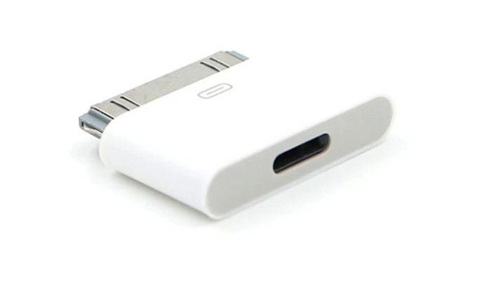 Adaptor incarcator Active, 8Pini Lightning mama la 30 pini tata, compatibil Iphone/ Ipad / Ipod 2/3/4/S, alimentare/date telefon
