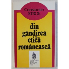 DIN GANDIREA ETICA ROMANEASCA de CONSTANTIN STROE , 1997