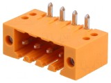 Regletă de conexiuni deconectabilă 3,5mm cu 4 socluri tată