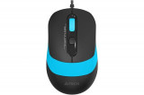 Mouse A4tech FM10 cu fir 1600DPI, albstr