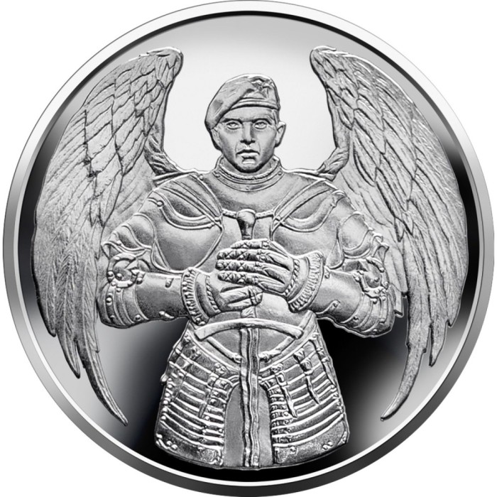 Ucraina 10 Hryven 2021 - ( Forțele de Asalt Aerian) 30.0 mm ,KM-1026 UNC !!!